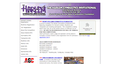 Desktop Screenshot of harleminvitational.com